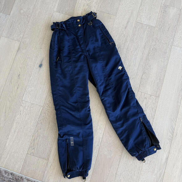 Descente Women's Navy Snowboarding Ski Pants S
